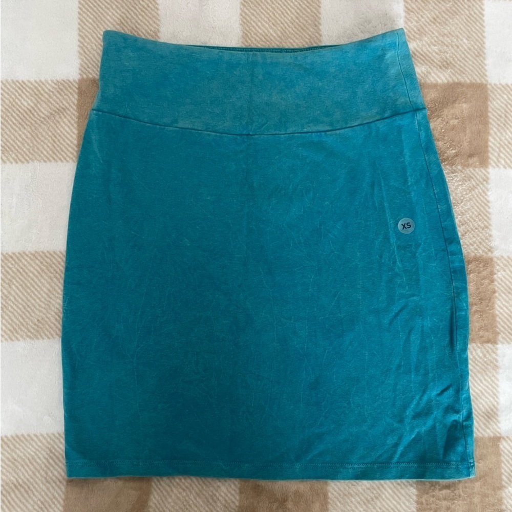 American Eagle Outfitters Teal Pencil Skirt